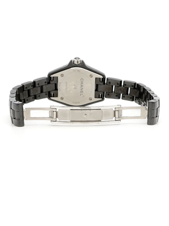 Chanel Diamond Black Dial Watch main image 6